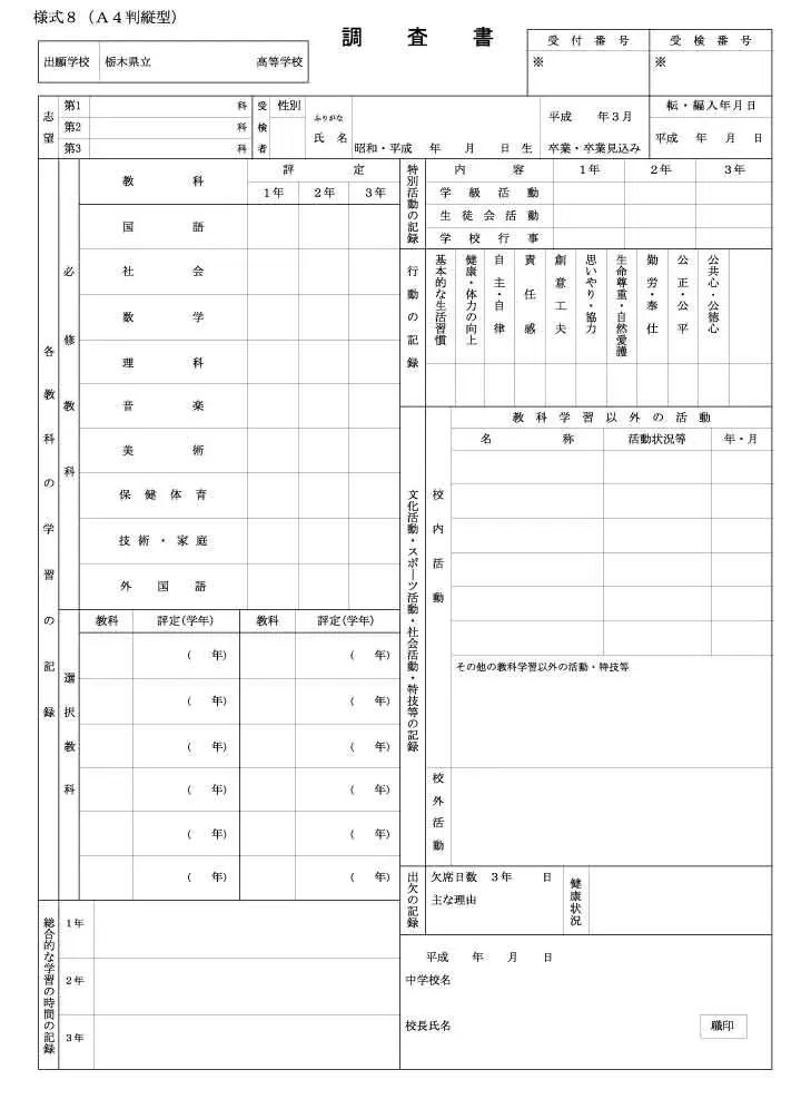 高校受験】調査書（内申書）とは？高校受験との関係性を解説【塾探しの
