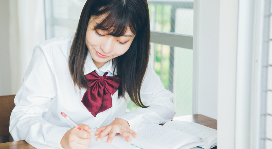落ち着いた生徒が多い地域。おだやかな学校生活が期待できる