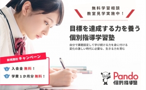 大阪府にある学習塾『Pando個別指導塾』のロゴ画像